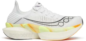 Saucony Endorphin Elite 2 Running Shoes - White running in cold weather running with a sports bra