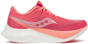 Compression Mesh Ventilation park shoes Saucony Endorphin Pro 4 Womens Running Shoes - Pink
