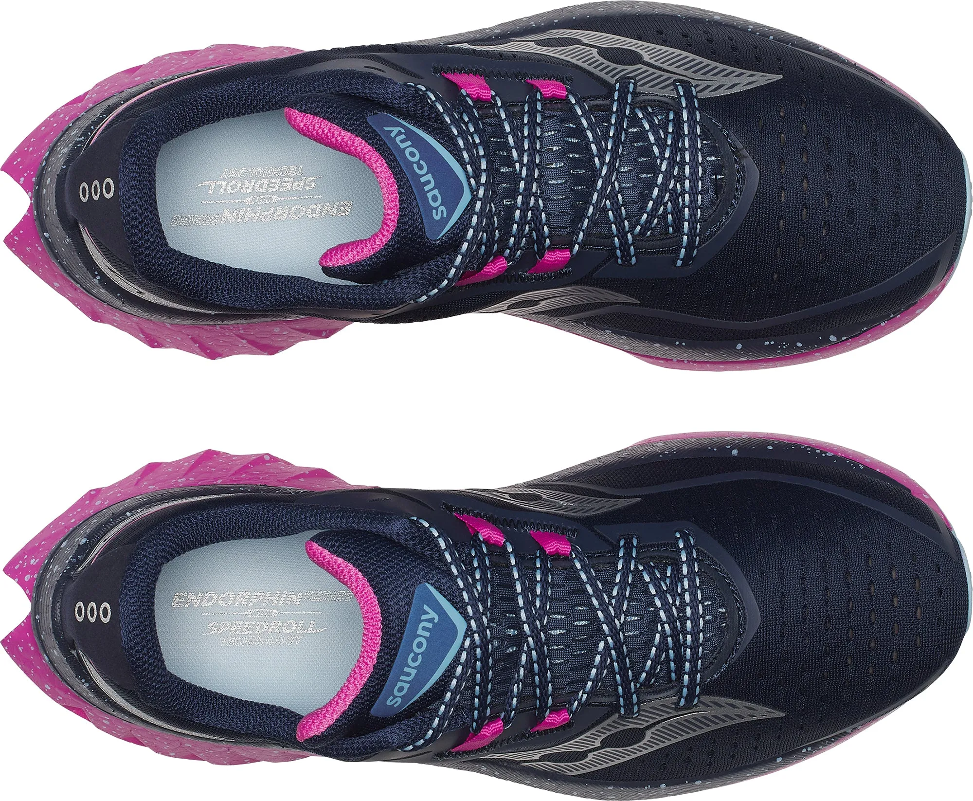 Saucony Endorphin Speed 4 Womens Running Shoes - Blue spandex - feature shoes Comfortable Fitment