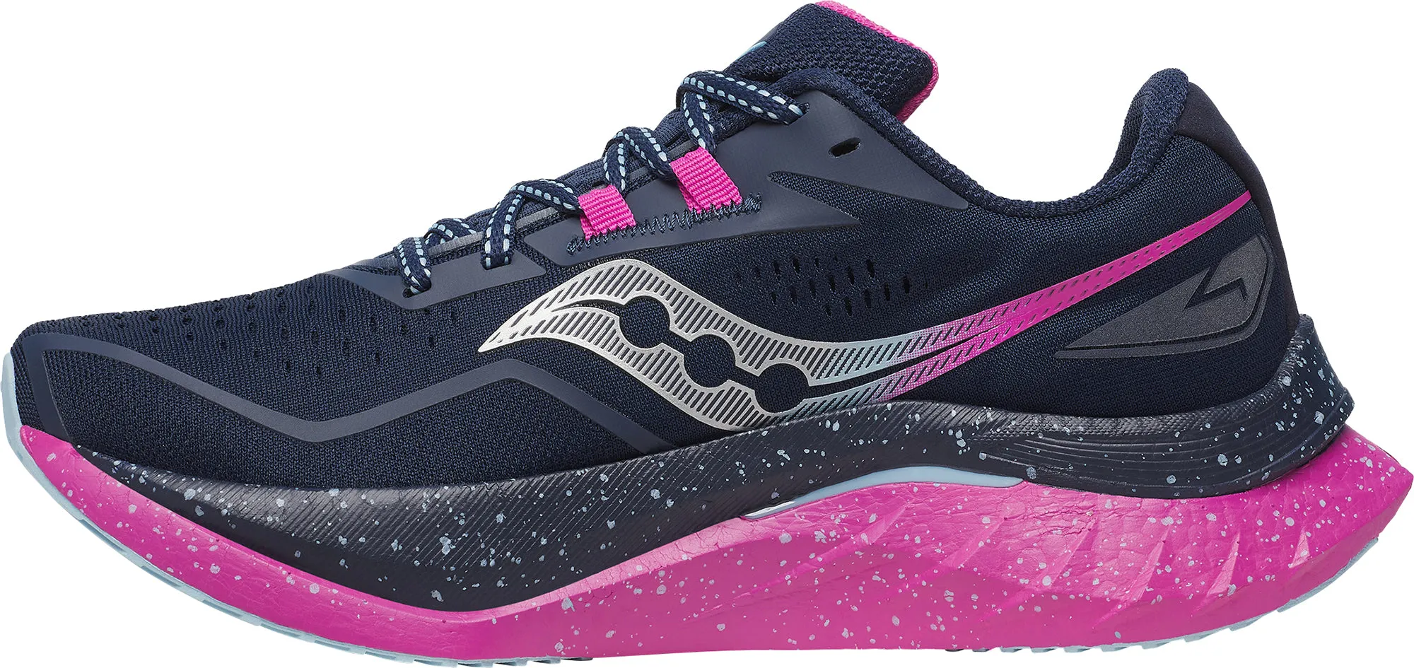 Saucony Endorphin Speed 4 Womens Running Shoes - Blue removable insoles Cushion Balancing
