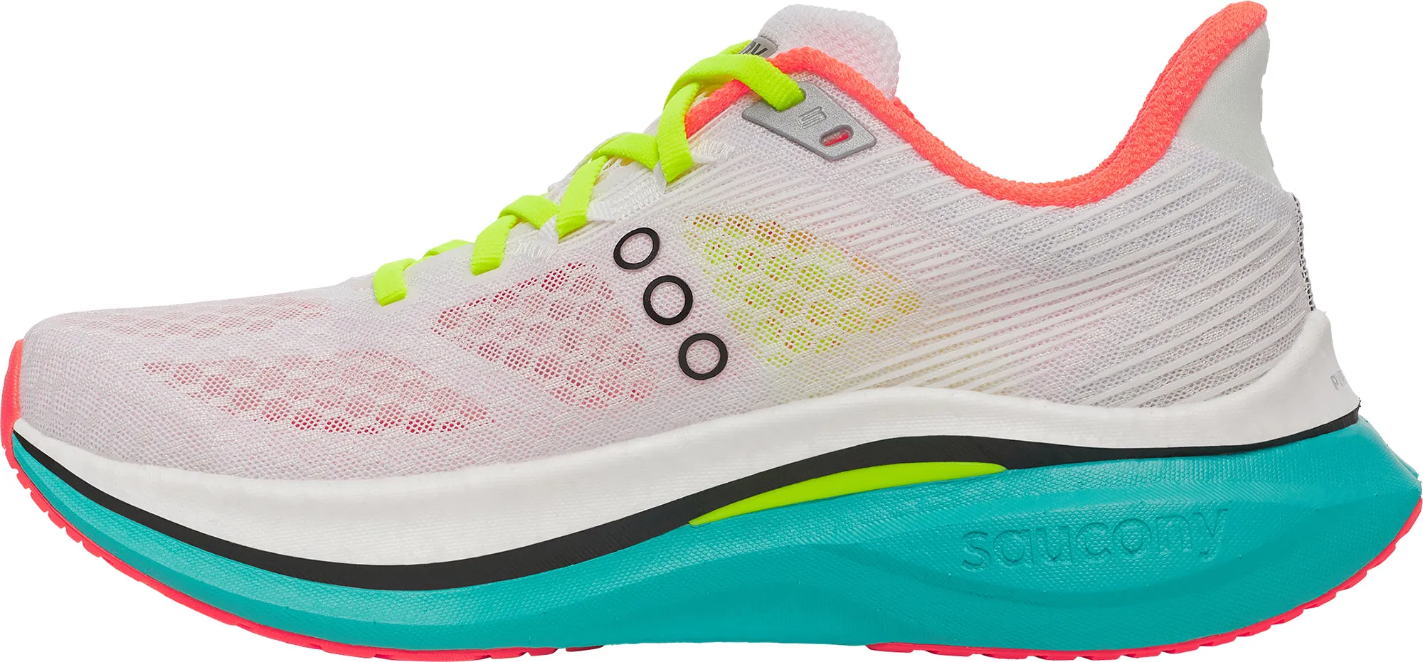 Saucony Endorphin Speed 5 Womens Running Shoes - White Wide Toe Box Design Elastic Gaiter Integration