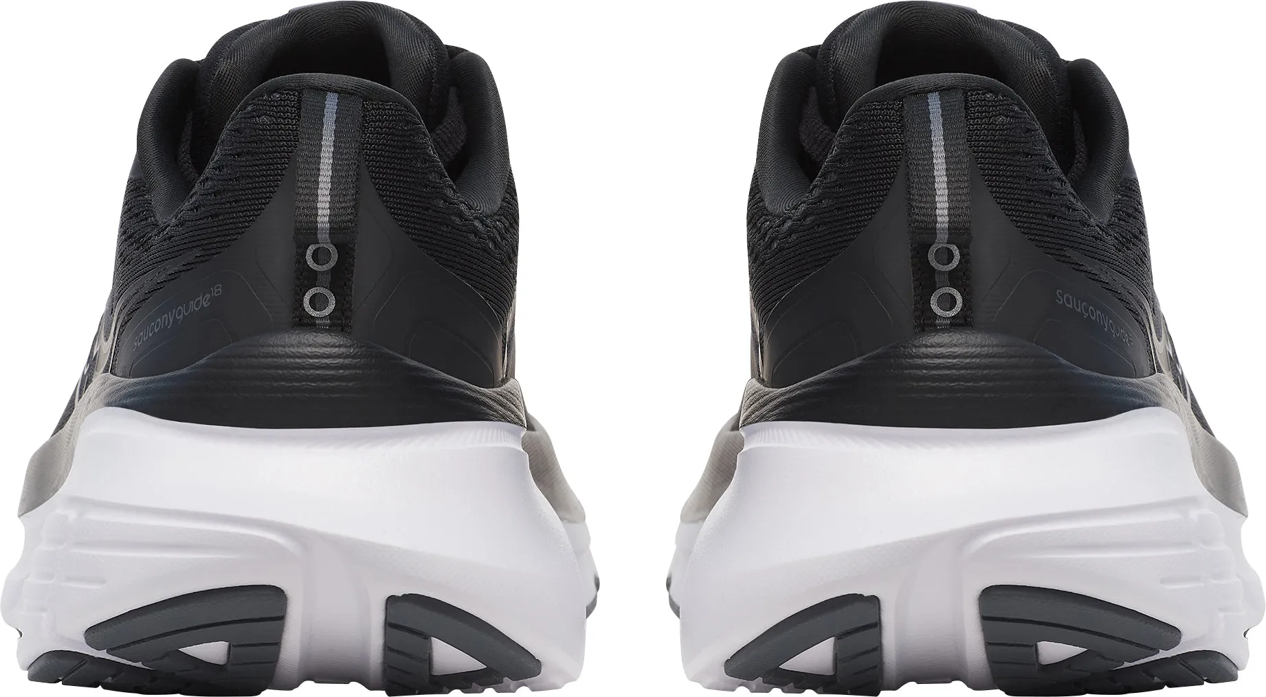 Saucony Guide 18 WIDE FIT Womens Running Shoes - Black lace - up footwear