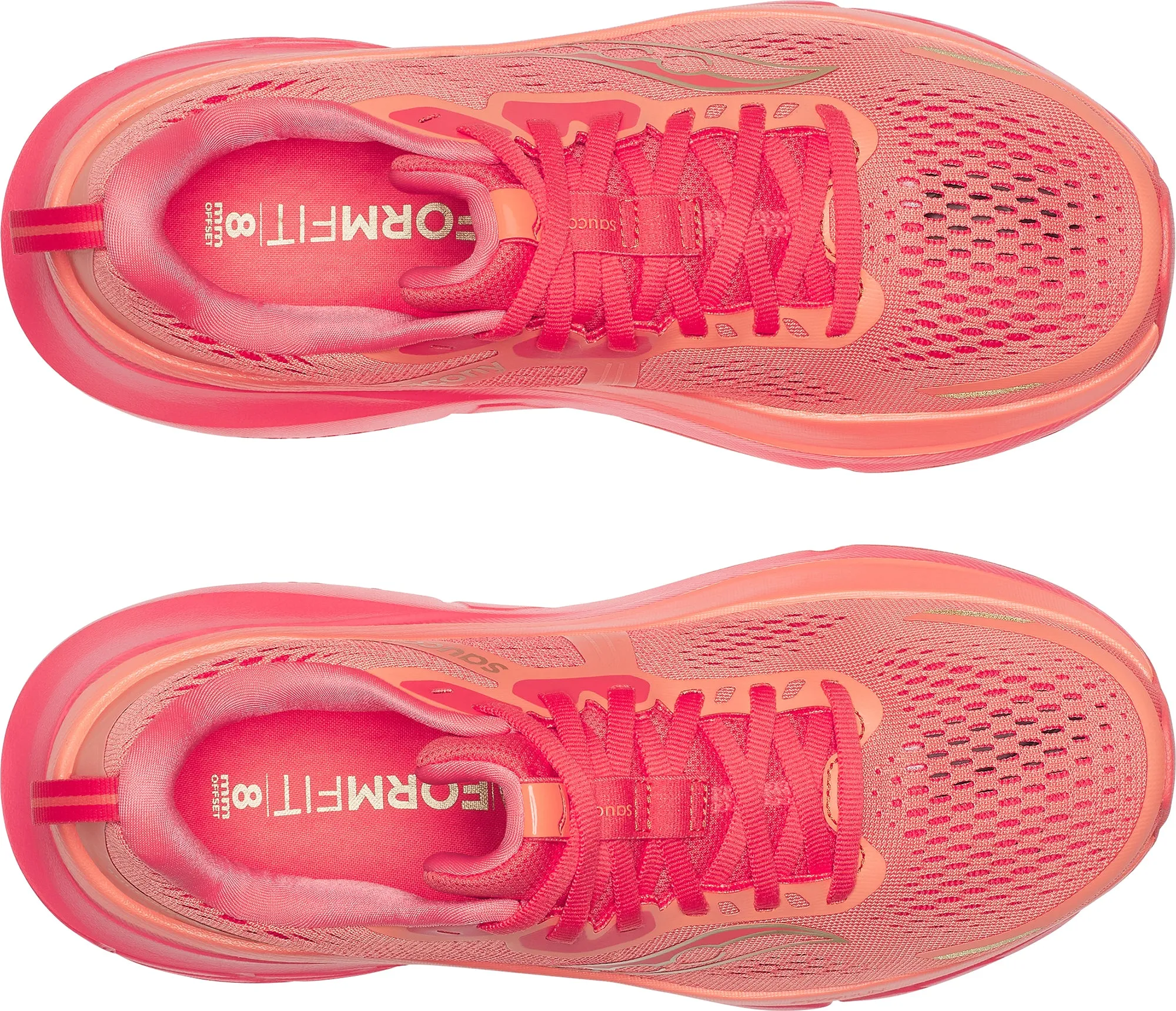 odor - control - feature shoes Air Mesh Saucony Guide 18 Womens Running Shoes - Pink