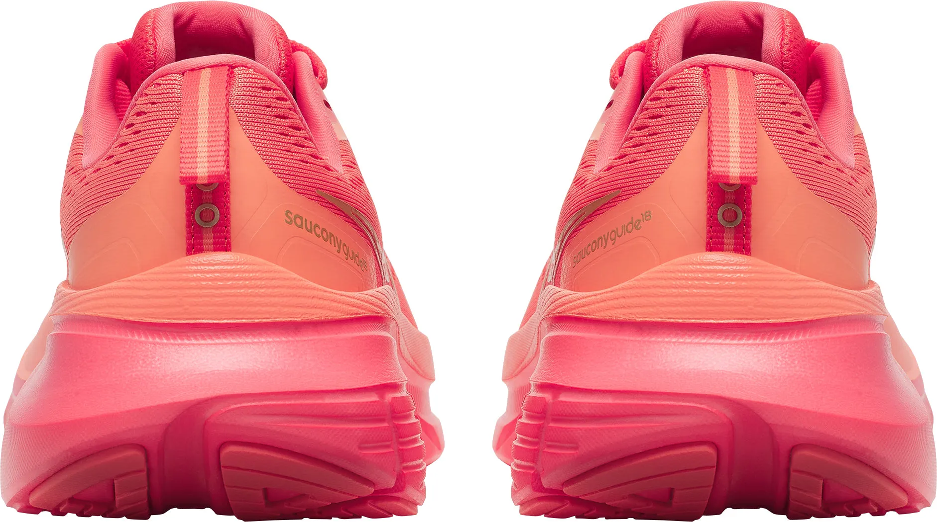 Saucony Guide 18 Womens Running Shoes - Pink easy - to - clean upper shoes Enhanced Stability Chassis