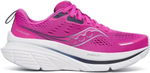 Saucony Guide 18 Womens Running Shoes - Pink neutral running shoes running on uneven ground shoes