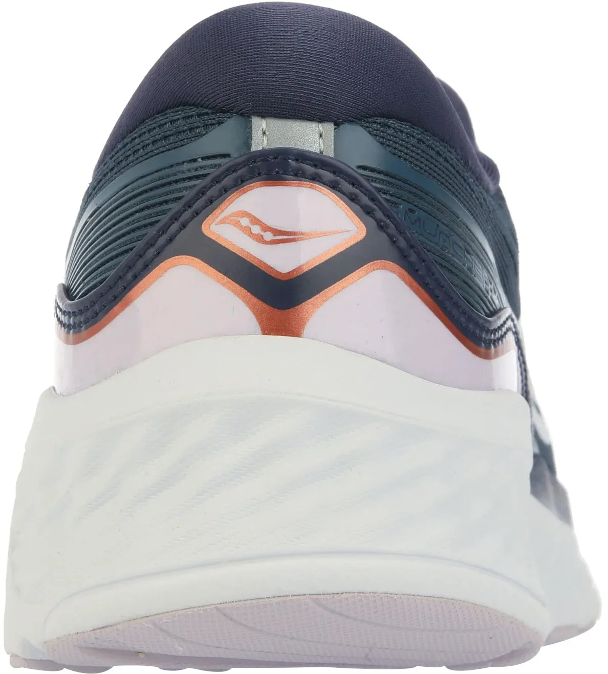 exploration running shoe fascination Flexible Laces Saucony Munchen 4 Womens Running Shoes - Blue