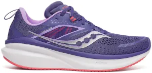Saucony Omni 22 Womens Running Shoes - Purple Ultra Breathable Knit flexibility - training