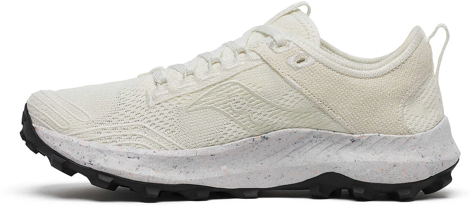 Saucony Peregrine RFG Womens Trail Running Shoes - White Dynamic Motion Guide arch - cup running wear