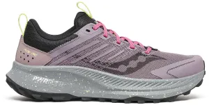 bamboo - fiber - shoes hook - and - loop Saucony Ride TR2 Womens Trail Running Shoes - Purple