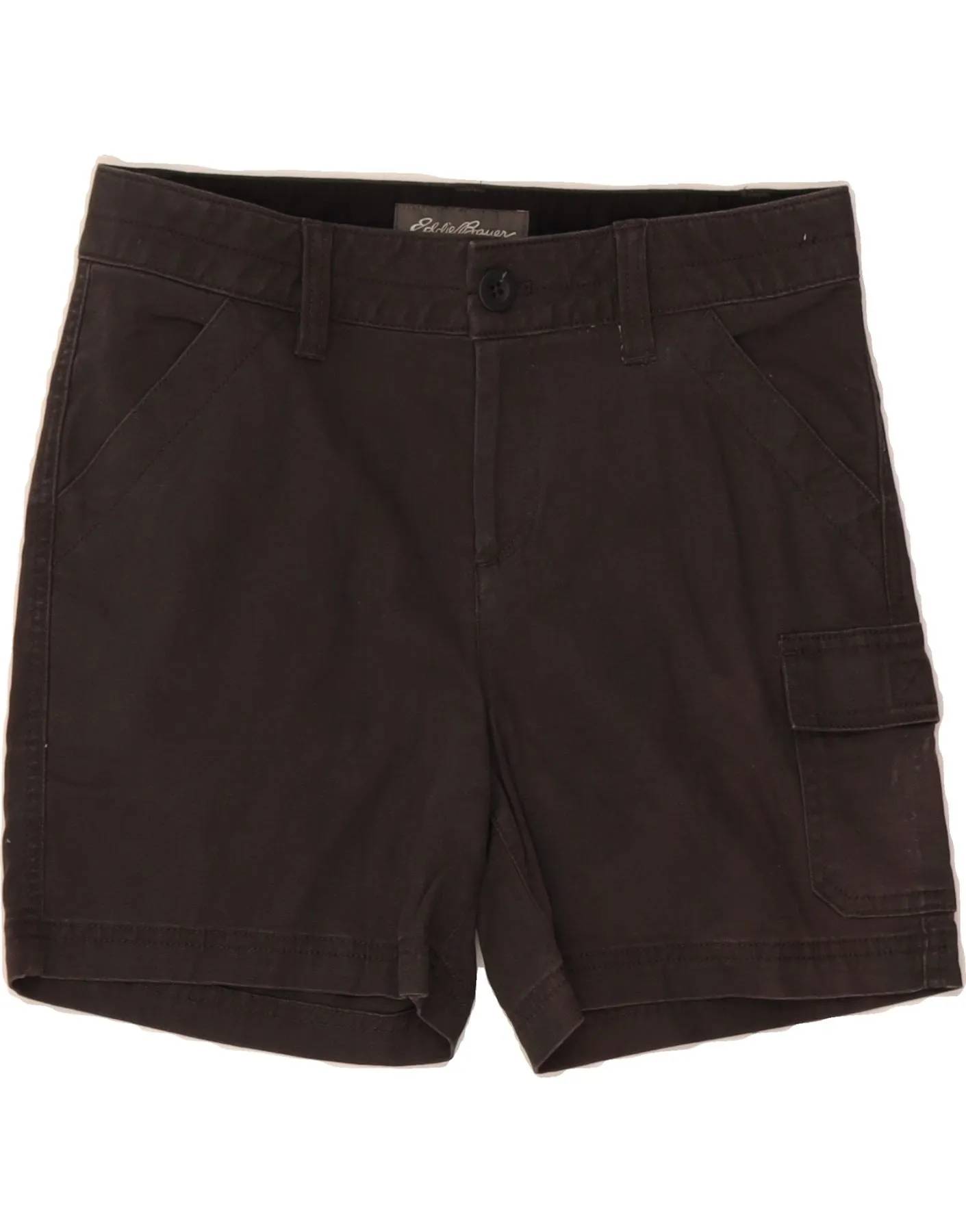 Stylish Detail EDDIE BAUER Womens Cargo Shorts US 2 XS W30 Black