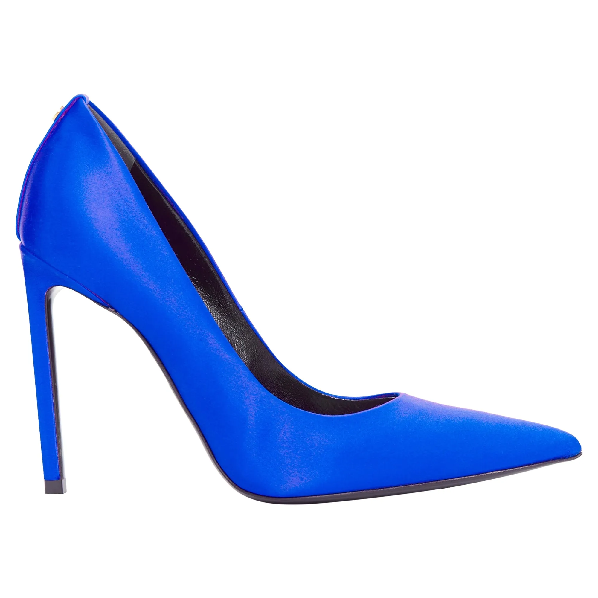 Quality Tom Ford blue satin stiletto pumps