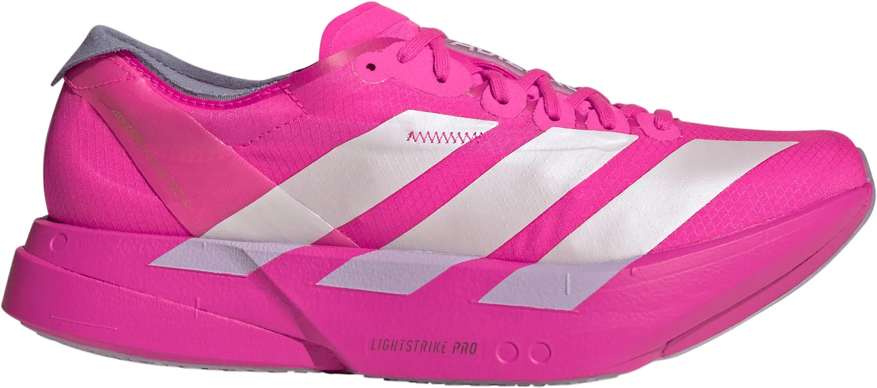 Stabilizing Heel Counter adidas Adizero Adios Pro 4 Womens Running Shoes - Pink