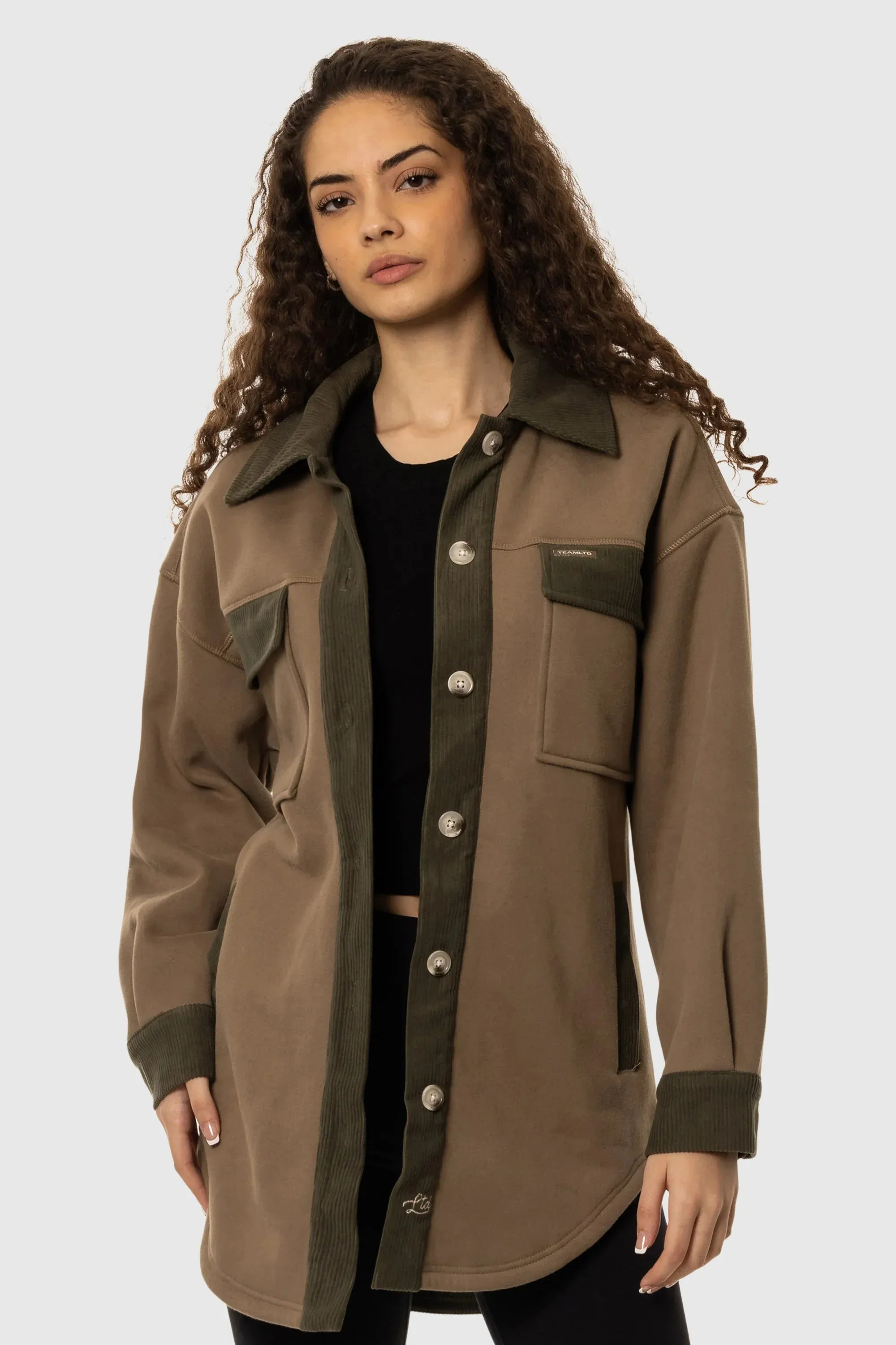 Fleece Scoop Jacket Seamless Street Fit Fade Resistant Dye Method