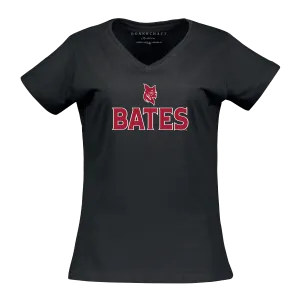 Women's Black V-Neck Tee from Boxercraft Desk Style