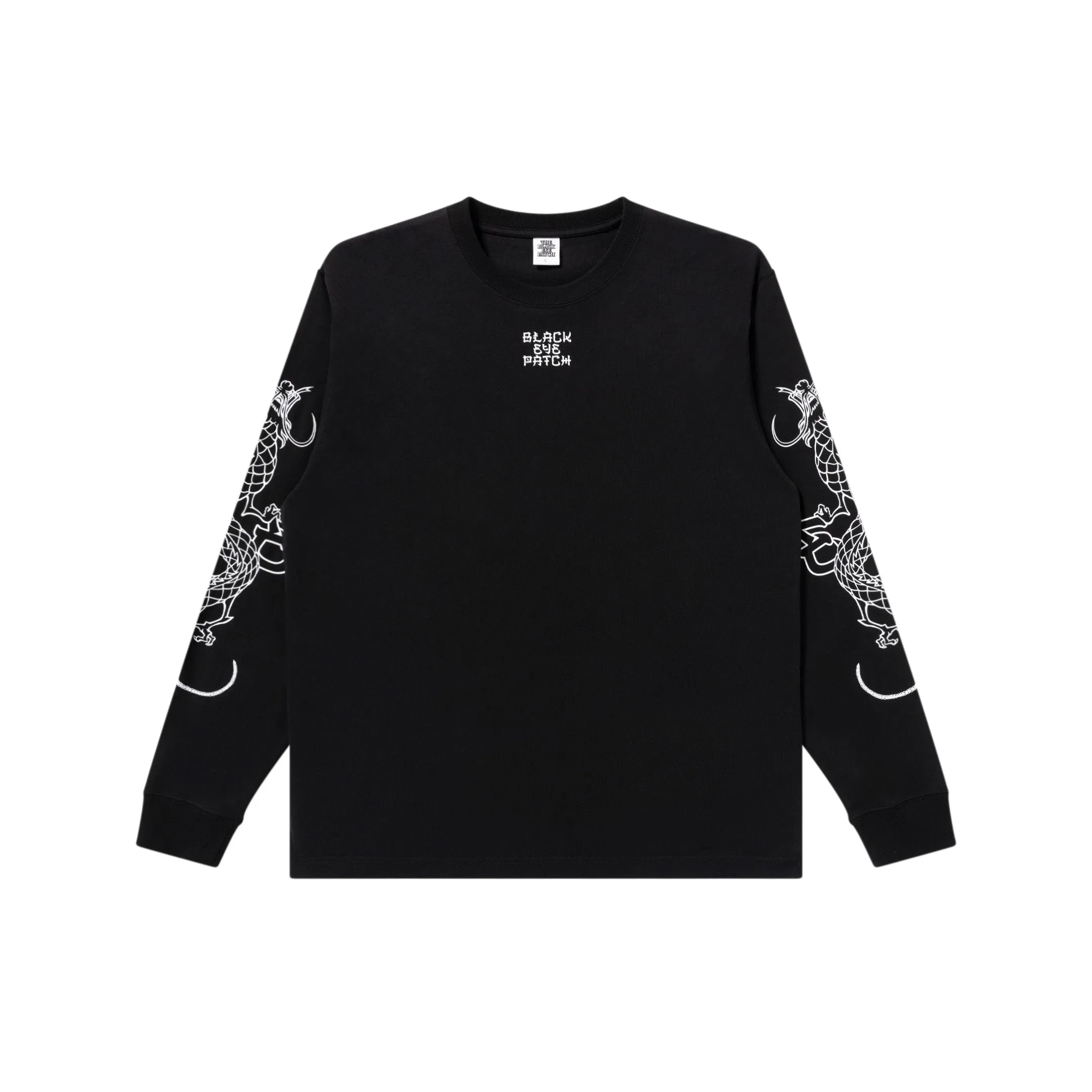 KANJI DRAGON L/S TEE BLACK Stylish Layer Look