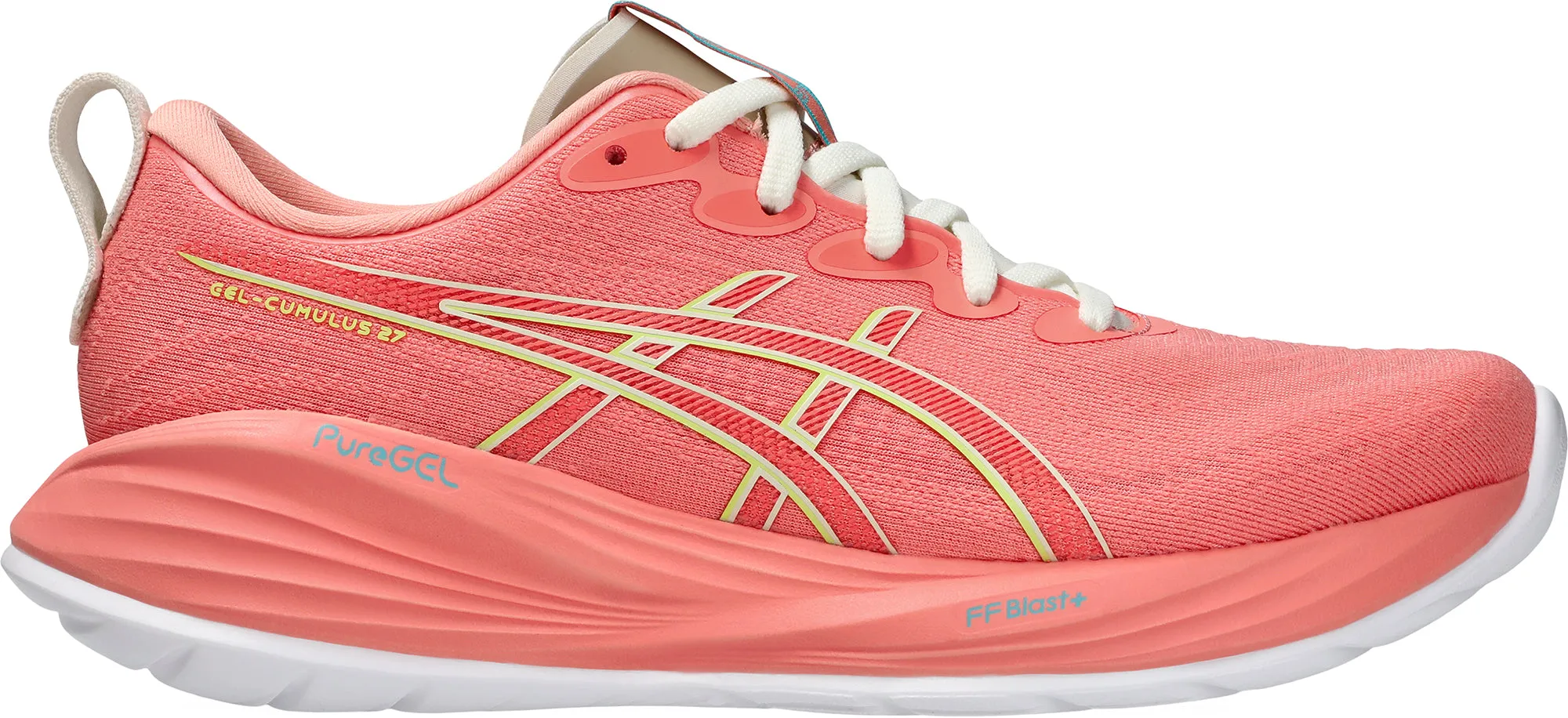Asics Gel Cumulus 27 Womens Running Shoes - Pink foot - endurance running shoes