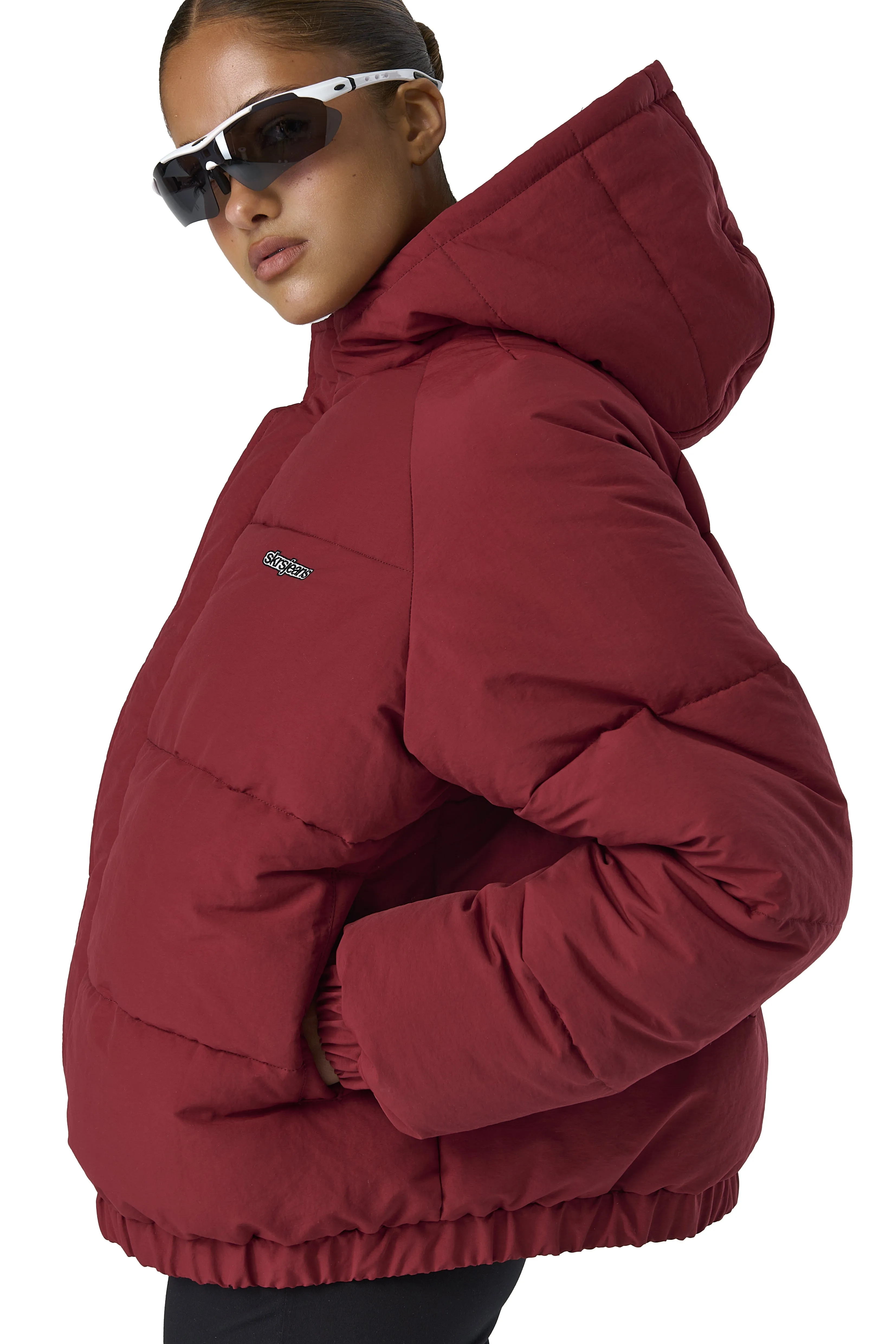 Bonded Seam Construction Wrinkle Free Exterior Seekers Puffer Coat in Alert