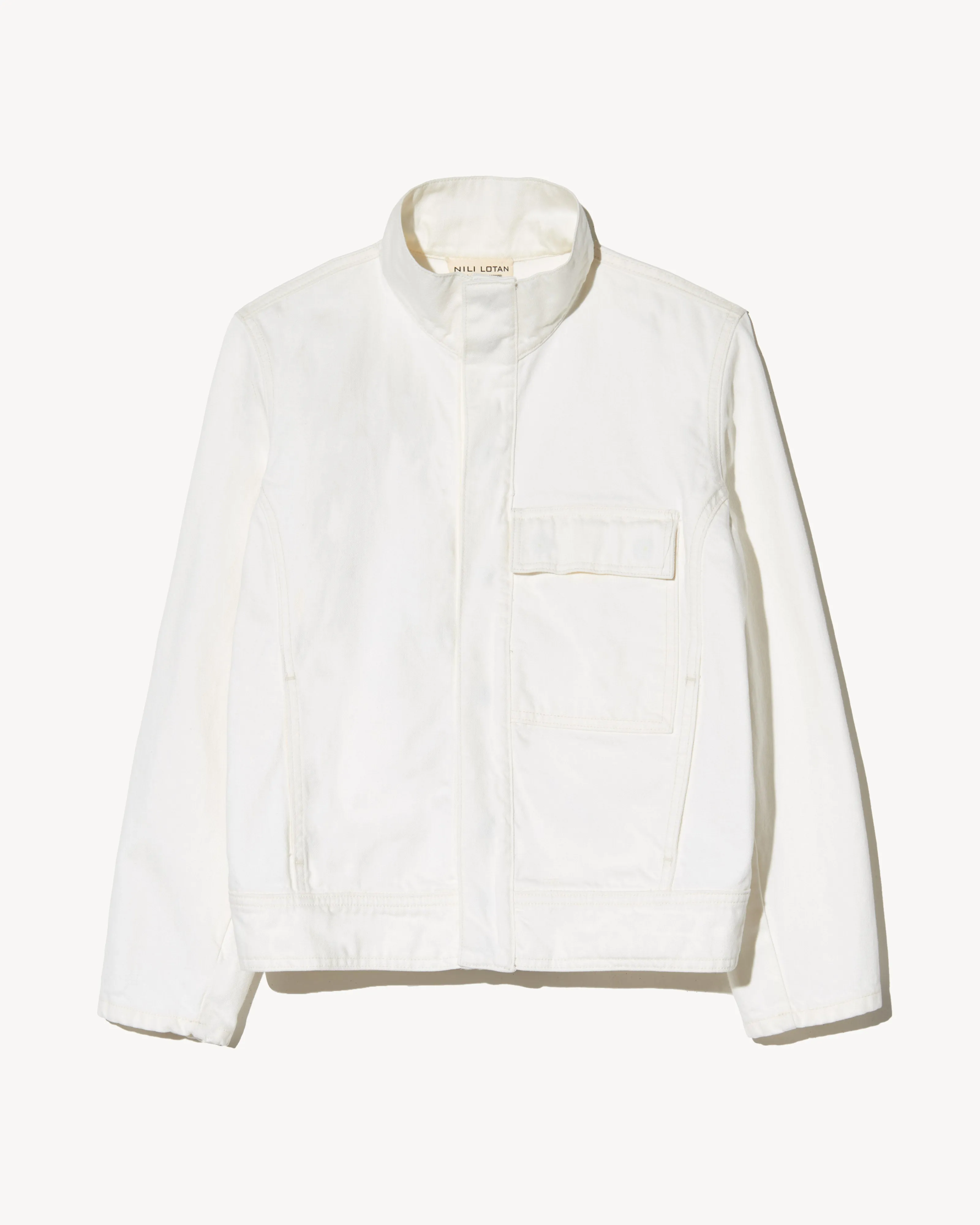 MARILOU DENIM JACKET Stretch Cloth