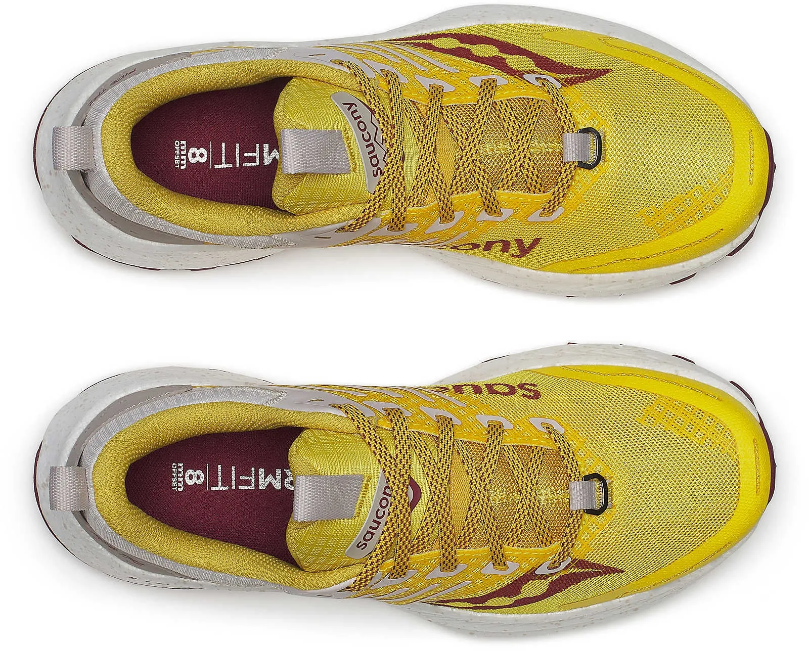 gravel running shoes perforated - lining shoes Saucony Ride TR2 Womens Trail Running Shoes - Yellow