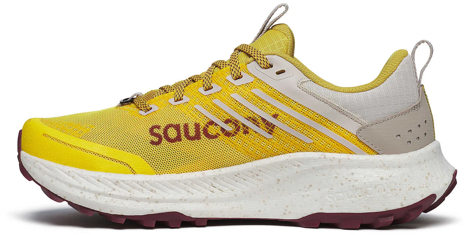 Thermoregulating Innovation biomechanical Saucony Ride TR2 Womens Trail Running Shoes - Yellow