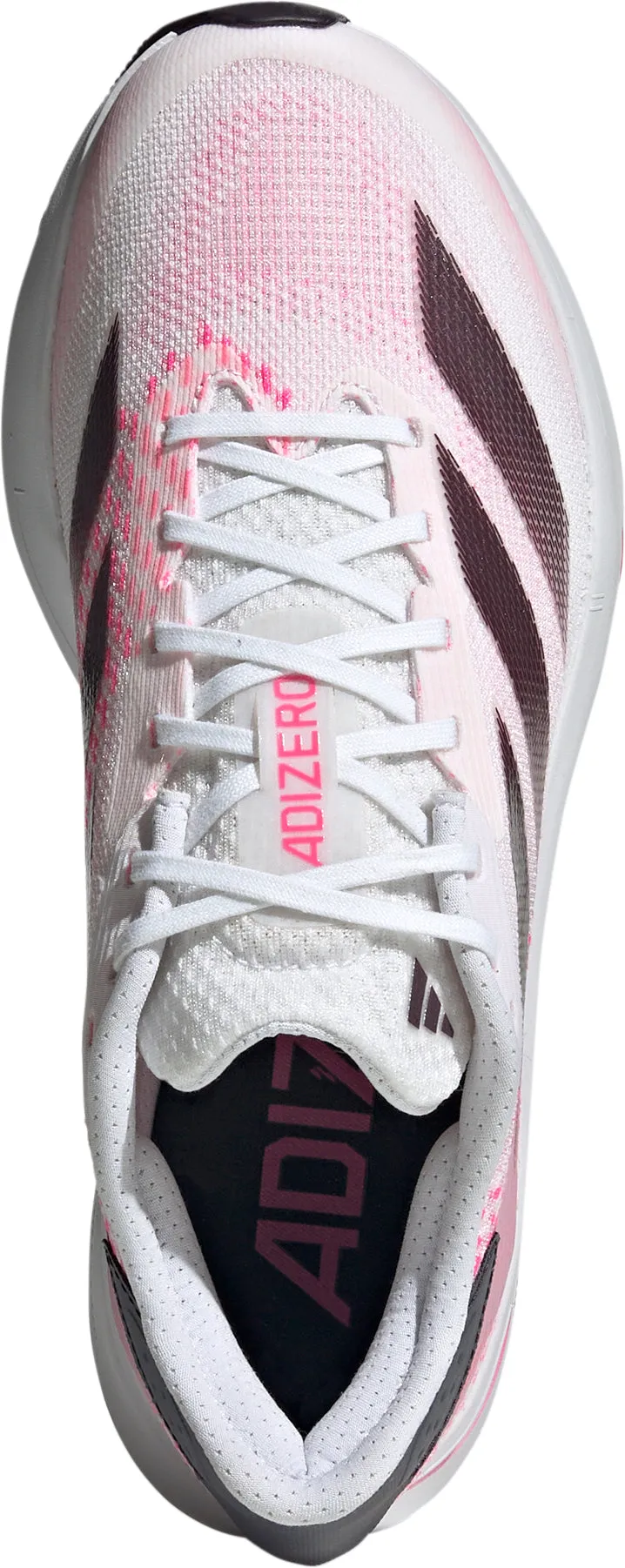 adidas Adizero SL 2 Womens Running Shoes - White Impact Resistance Frame Sock Like Collar
