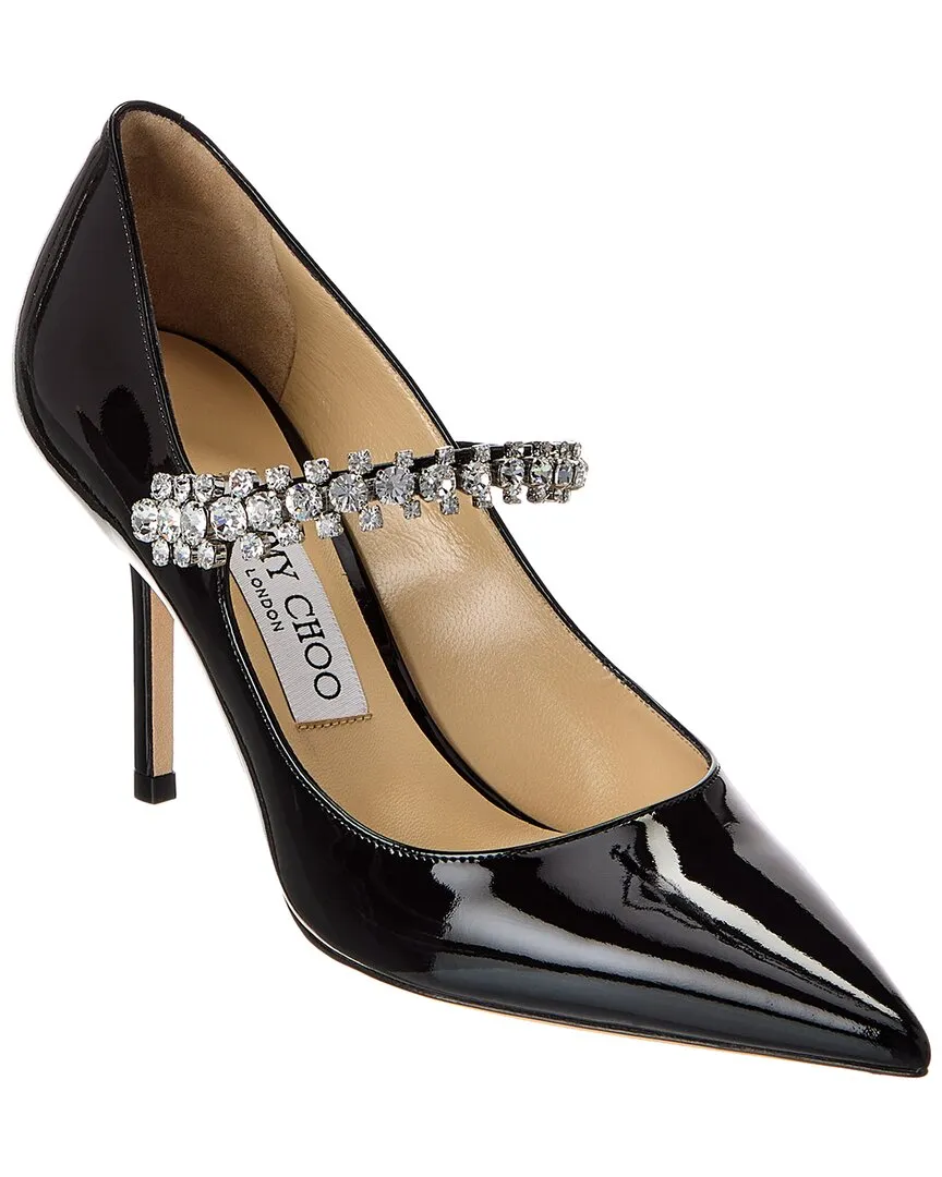 Jimmy Choo Bing 85 Patent Pump Clean Finish