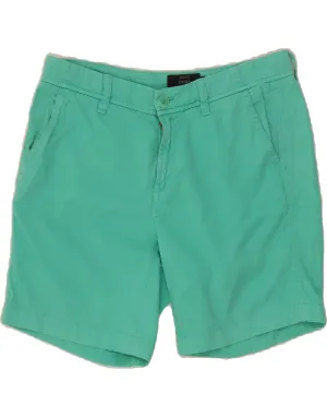 Wardrobe Essential Checkered Style J. CREW Womens Chino Shorts US 6 Medium W30 Green Cotton