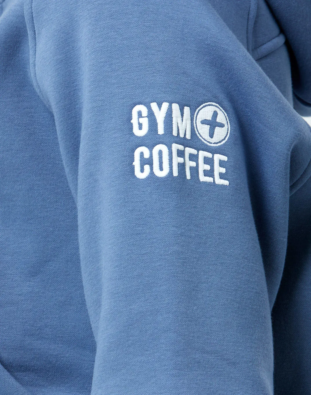 Daily Wear product promotion Sierra Half Zip Crop Hoodie in Oasis Blue