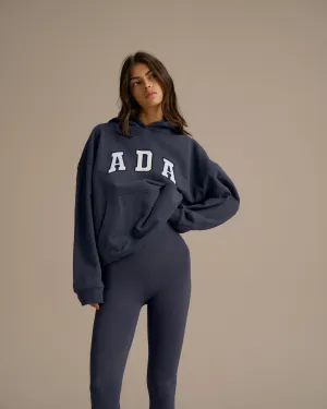ADA Oversized Hoodie - Midnight Blue Versatile Outfit