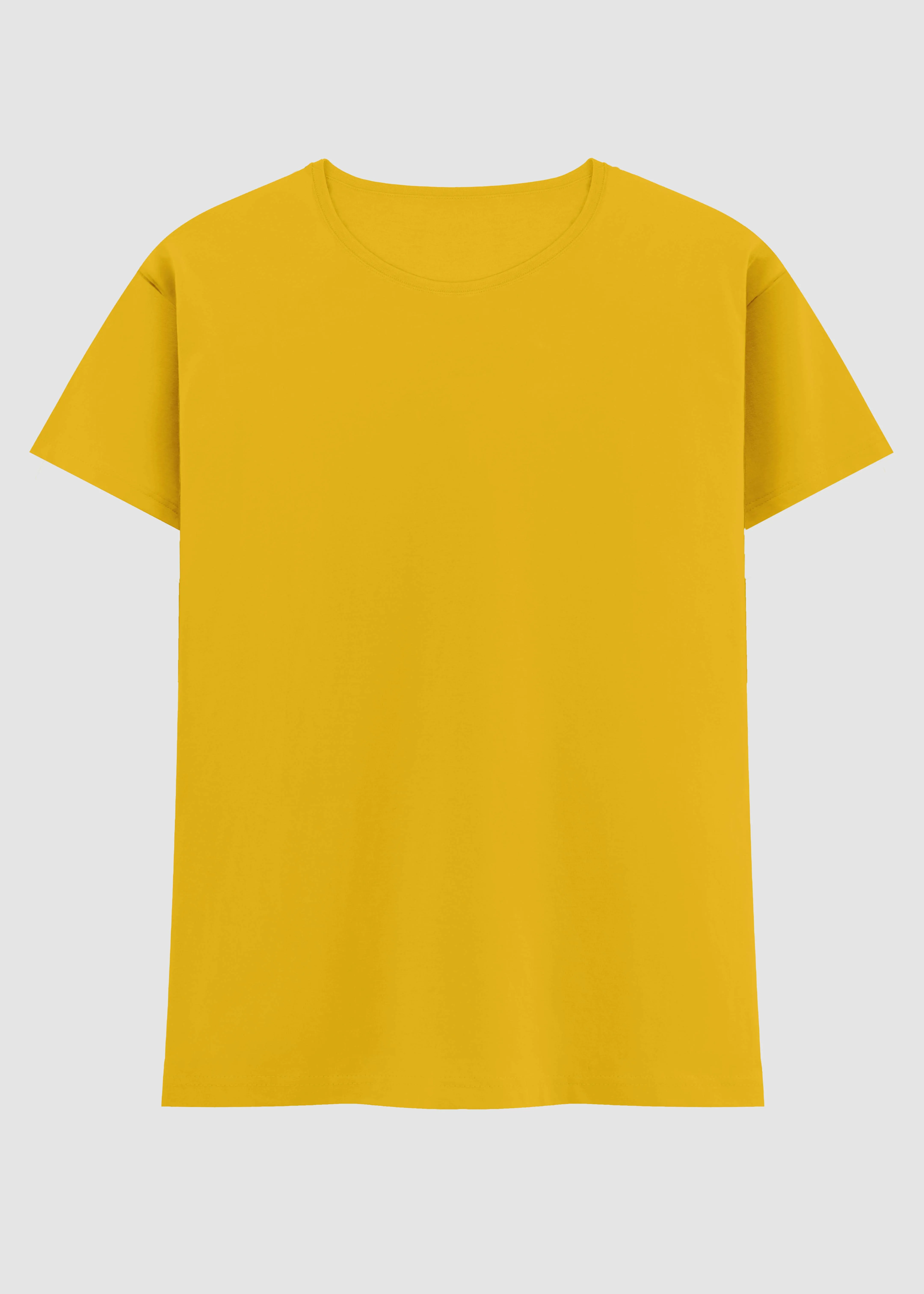 Layering Essential Seasonal top Mustard Yellow Women's Classic T-Shirt | FC21