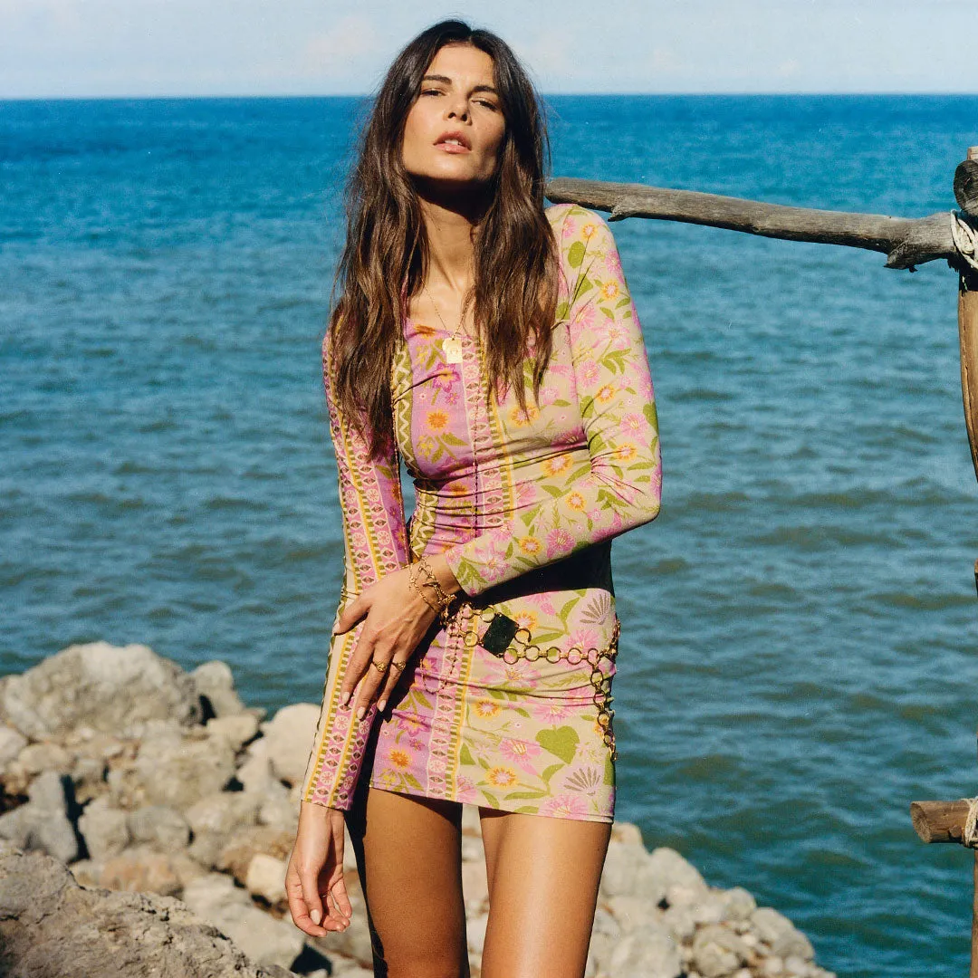 Goldie Shimmer Mini Dress Refined touch