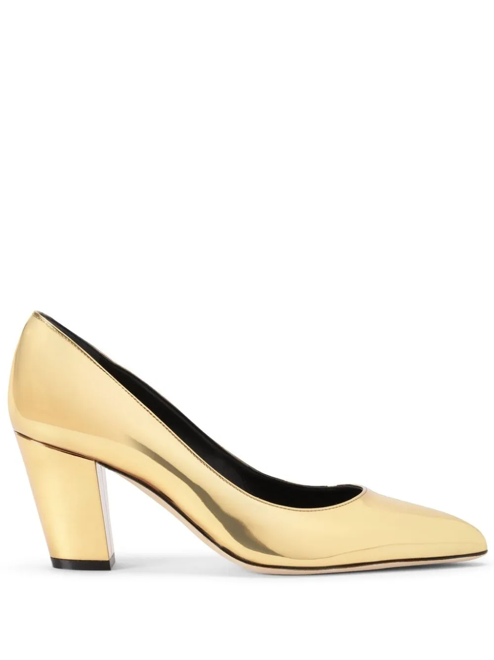 Comfortable Day Pumps Luxe Wedding Footwear Giuseppe Zanotti Femiy 70Mm Metallic-Effect Pumps