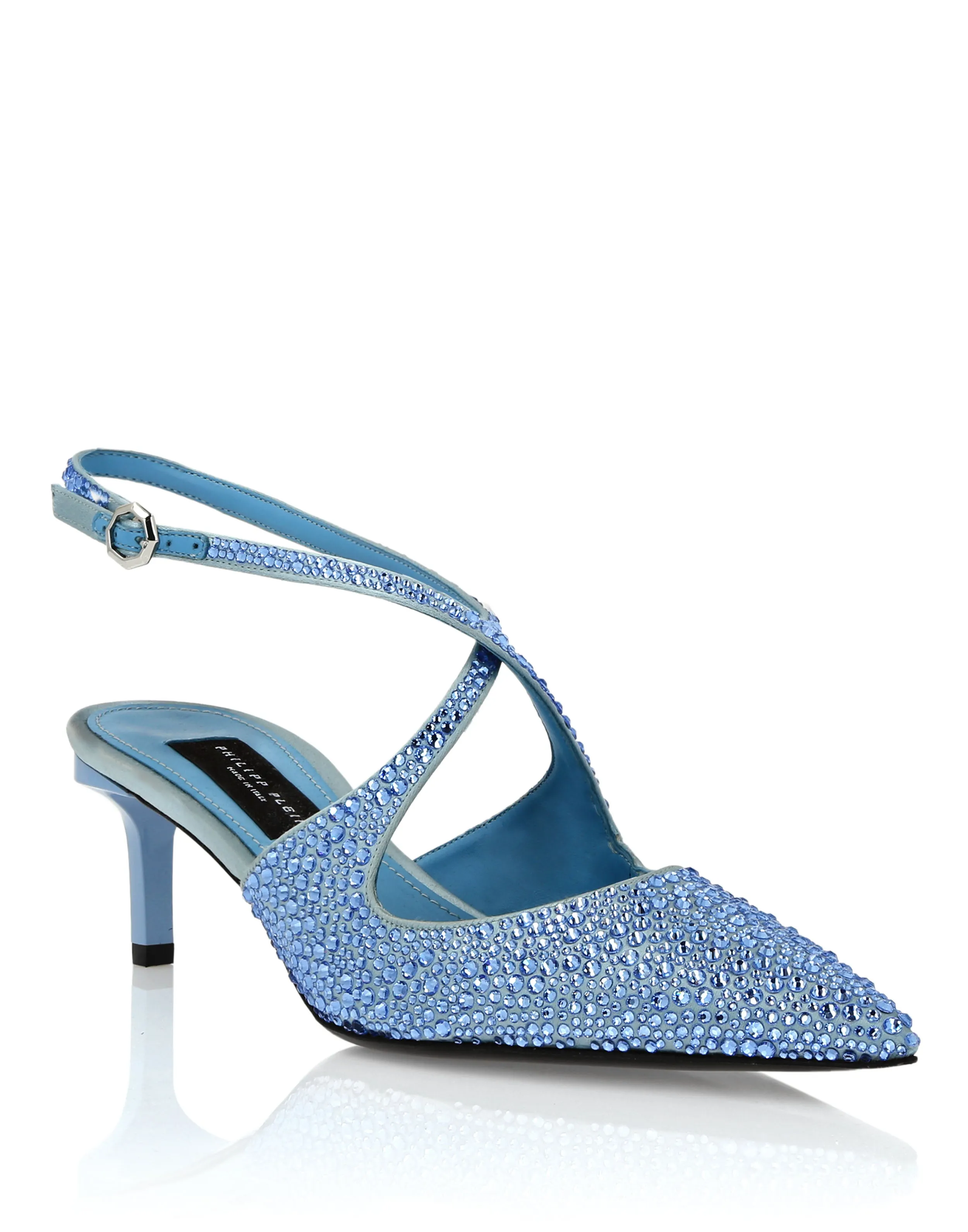 Premium Pumps Slingback Shoes Strass
