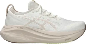 GPS - enabled multi - terrain shoes Asics Gel Nimbus 27 Womens Running Shoes - Cream