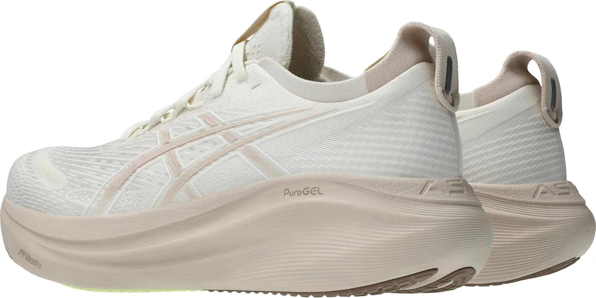 gravel running shoes Asics Gel Nimbus 27 Womens Running Shoes - Cream