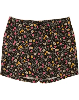 No Bulk Layering System LEE Womens Regular Fit Mid Rise Casual Shorts W38 XL Black Floral