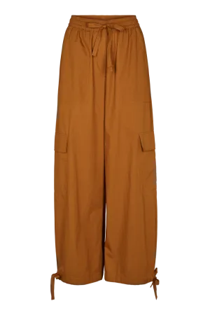 Tilde Loose Cargo Pants - Tapenade HighRiseWaist Breathable layers