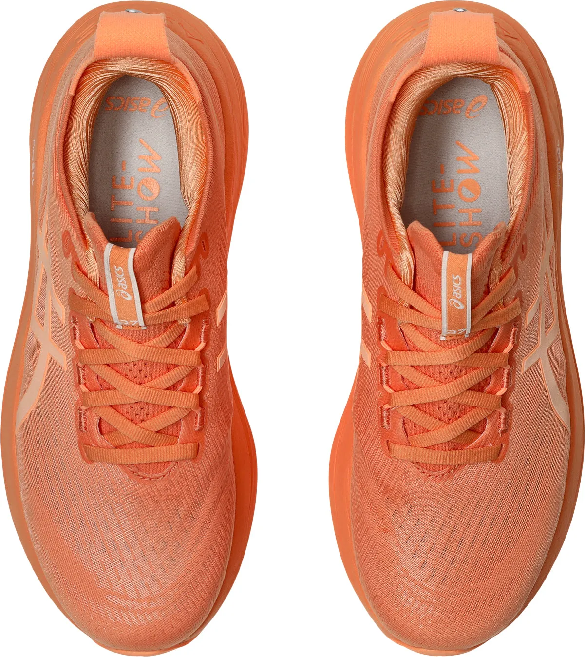 weight - loss running shoe intention Asics Gel Nimbus 27 Lite-Show Womens Running Shoes - Orange
