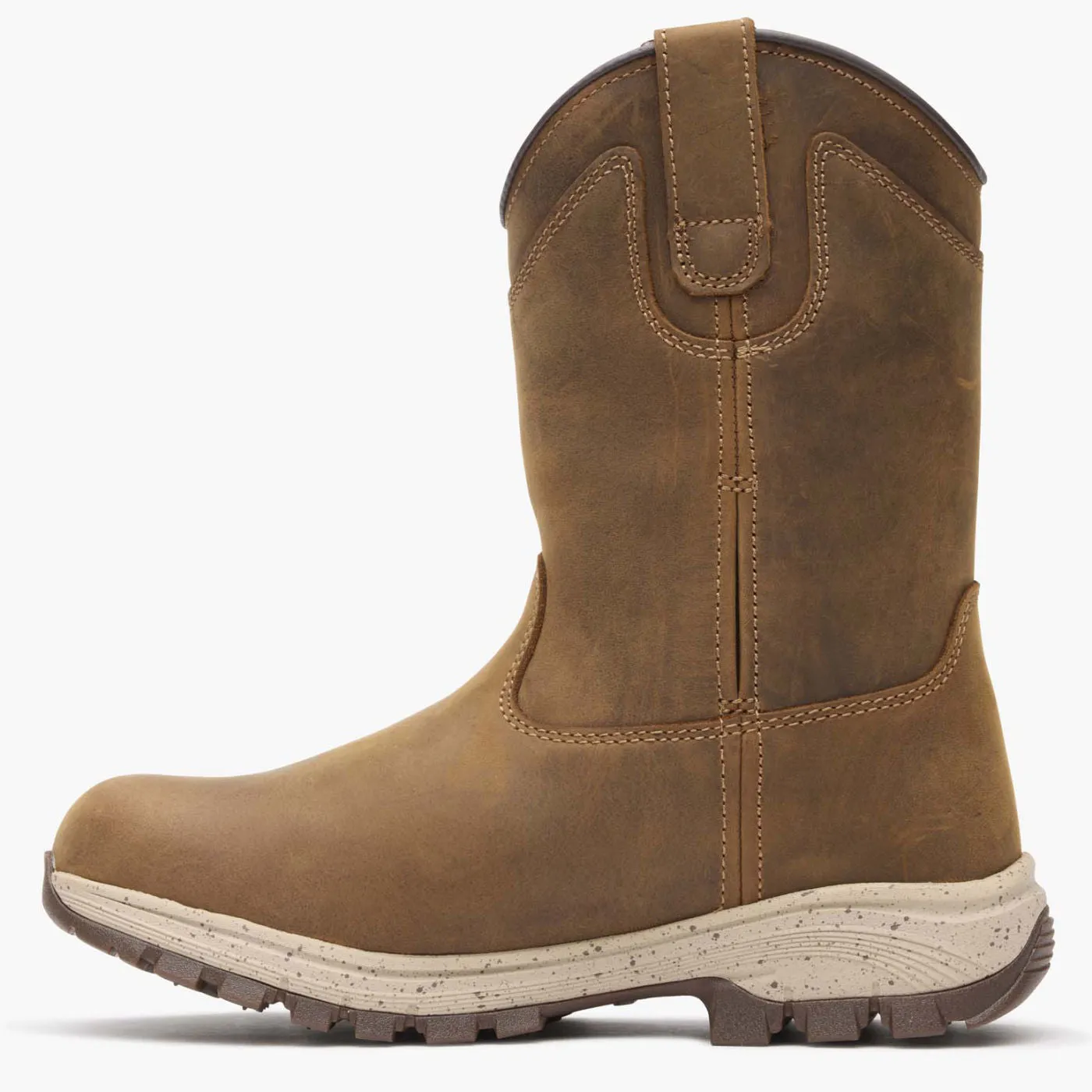 Georgia Boot Eagle Trail Women's Waterproof Pull-On Work Boot Stable Support Weekend Camping High Traction Stylish Explorer