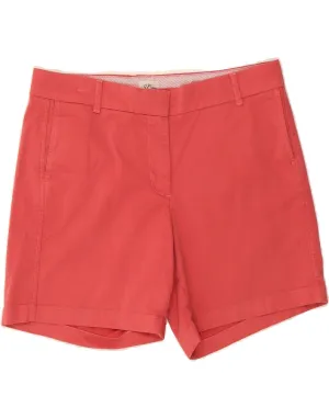 Wrinkle Free Care Multi Functional Pockets J. CREW Womens Chino Shorts US 12 Large W36  Red Cotton