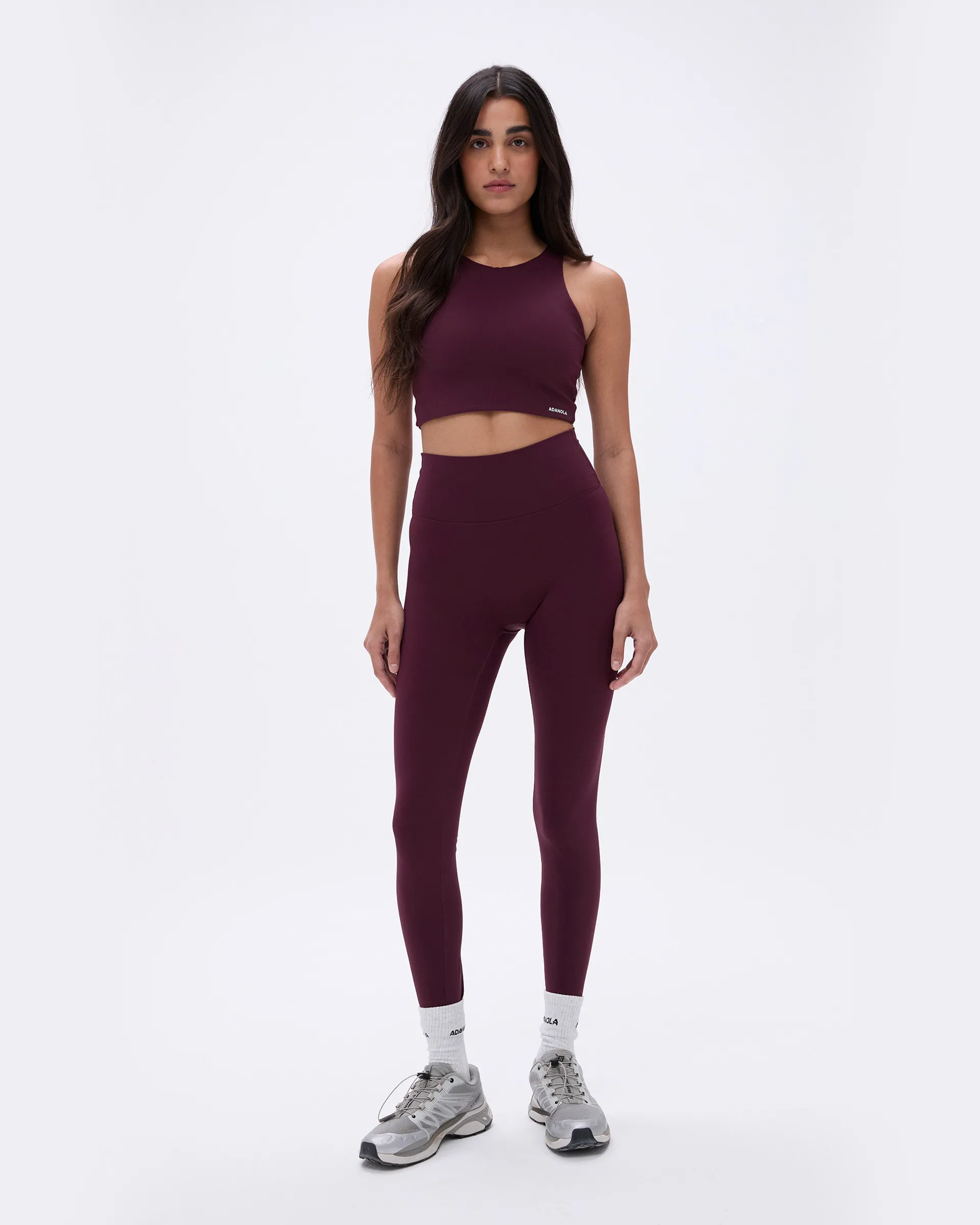 Ultimate Leggings - Dark Cherry Functional Design