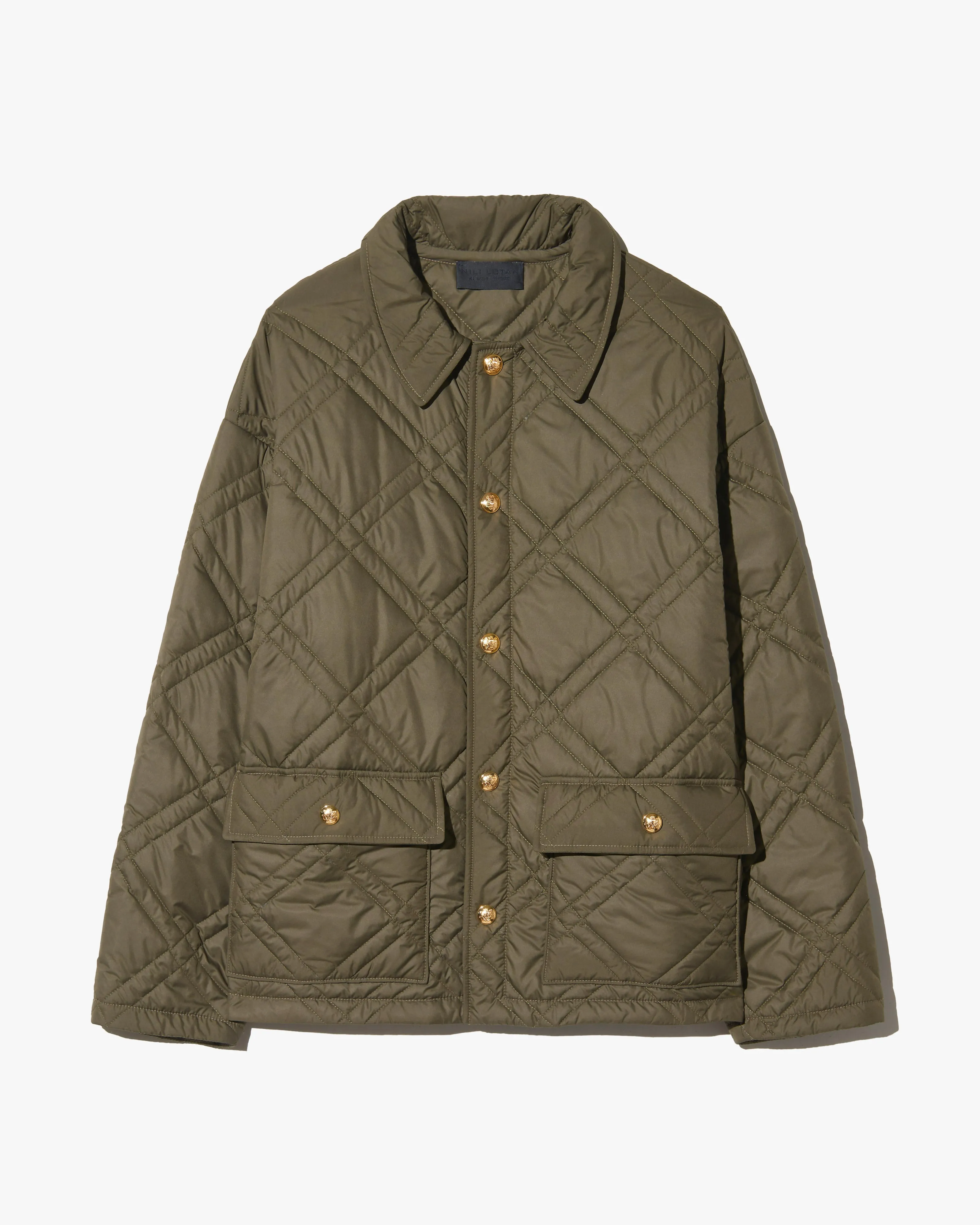 HELAH QUILTED PARKA Anti Slip Shoulder Textured Finish