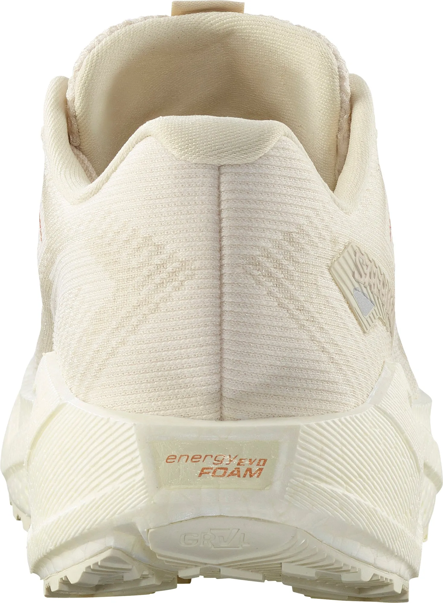 Salomon Aero Blaze 3 GRVL Womens Trail Running Shoes - Cream Knit Fabric Construction