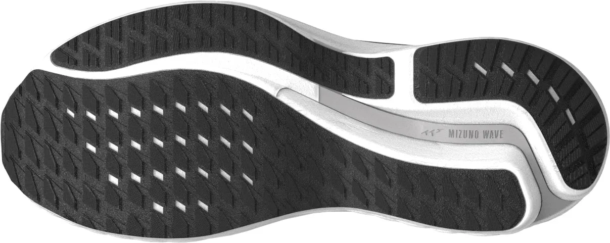 Cross Ventilation Design Durable Outsole Technology Mizuno Wave Inspire 21 WIDE FIT (D) Womens Running Shoes - Black