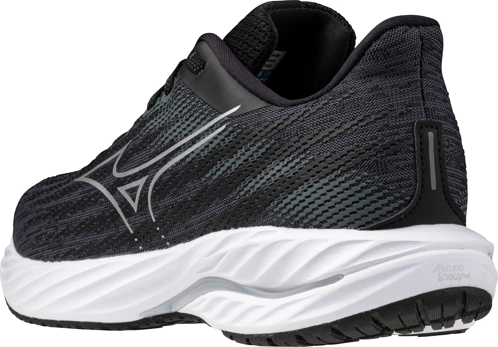Mizuno Wave Inspire 21 WIDE FIT (D) Womens Running Shoes - Black Abrasion Resistant Outsole pronation - correcting shoes
