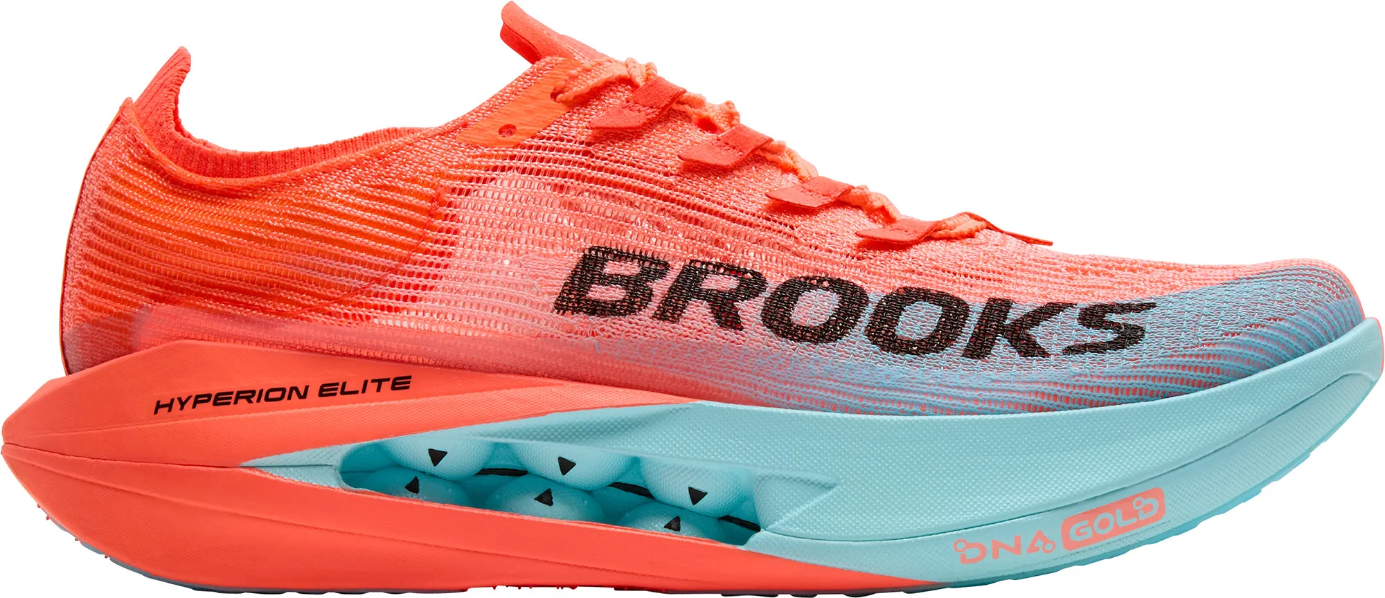 Brooks Hyperion Elite 5 Running Shoes - Pink running on trail
