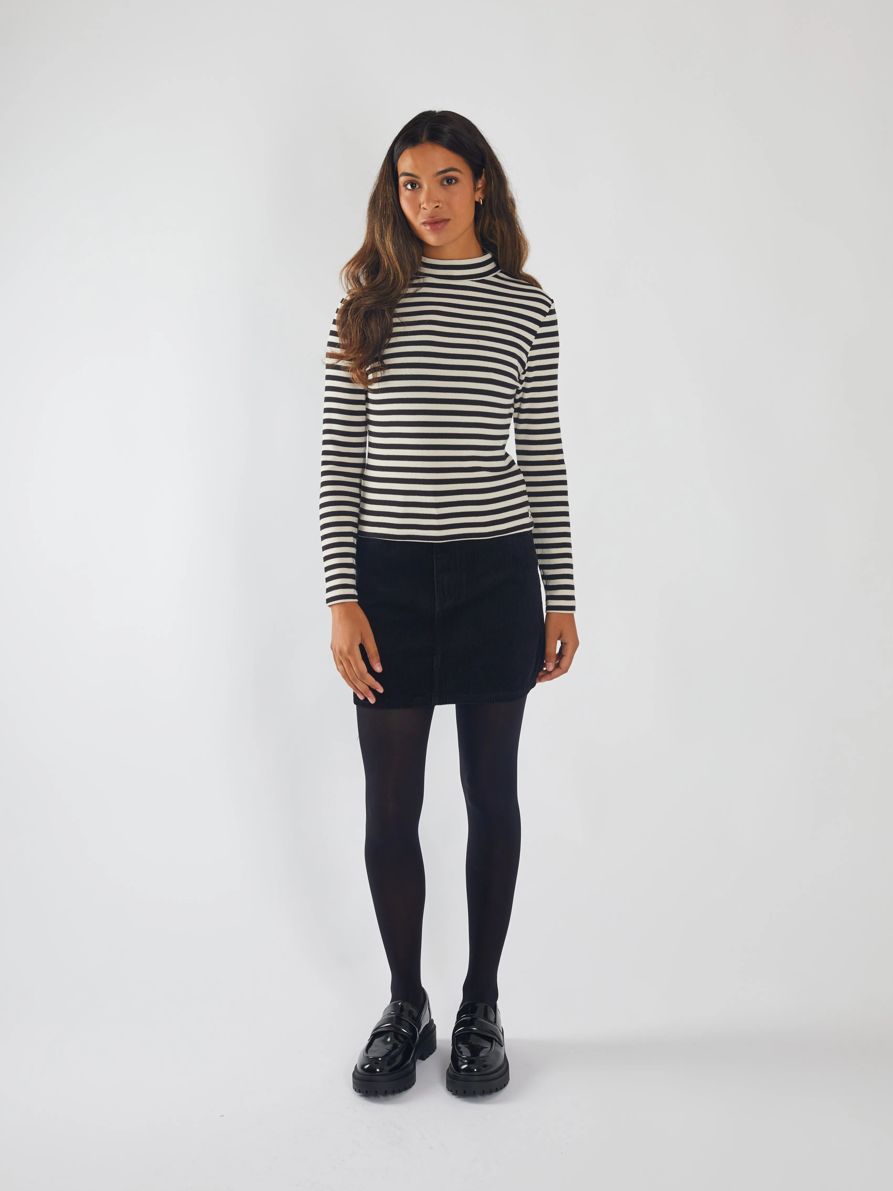 Marni LS Top Black & Stone White Fall Mood Layering Wear