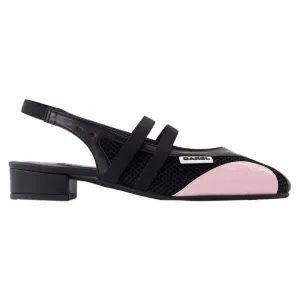 Peachy Pumps - Carel - Leather - Black Wedding Day Stilettos Sleek Sandals