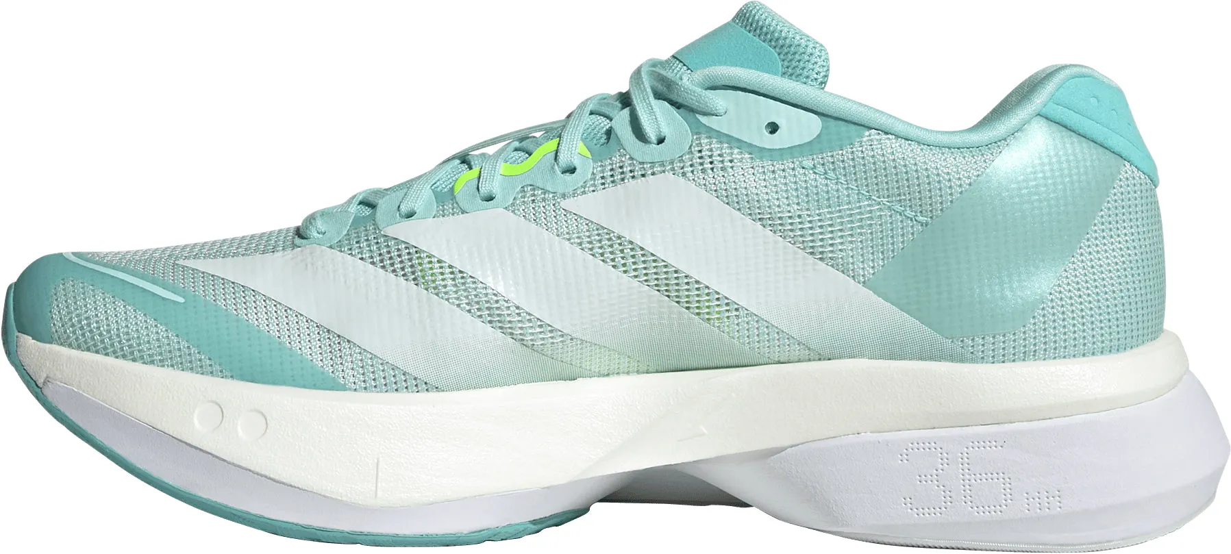 adidas Adizero Boston 13 Womens Running Shoes - Green moderate