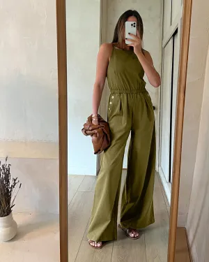 Comfortable and Soft Bright Vibe Splendid x Rachelove Sailor Jumpsuit